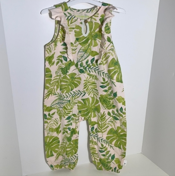 Burt's Bees Other - Burt's Bees Dawn jungle leaves jumpsuit